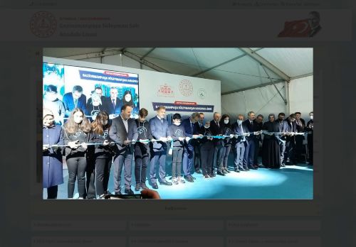 İSTANBUL / GAZİOSMANPASA - Gaziosmanpaşa Süleyman Şah Anadolu Lisesi