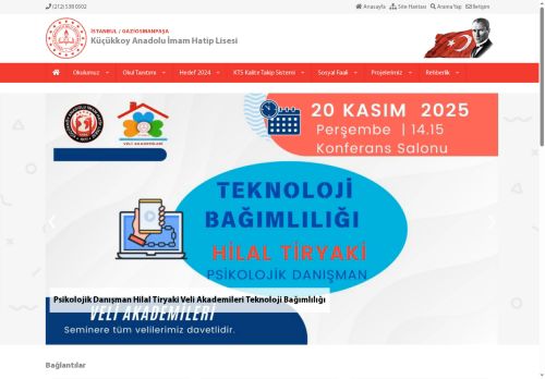 İSTANBUL / GAZİOSMANPAŞA - Küçükkoy Anadolu İmam Hatip Lisesi