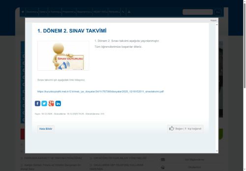 İSTANBUL / GAZİOSMANPASA - Küçükköy Kız Anadolu İmam Hatip Lisesi