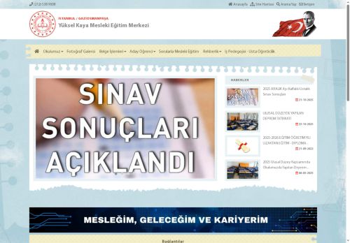 İSTANBUL / GAZİOSMANPAŞA - Yüksel Kaya Mesleki Eğitim Merkezi