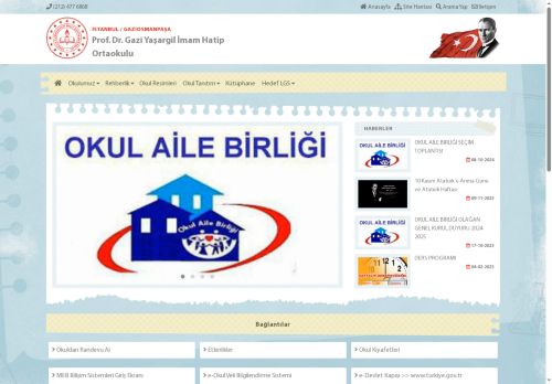 İSTANBUL / GAZİOSMANPAŞA - Prof. Dr. Gazi Yaşargil İmam Hatip Ortaokulu