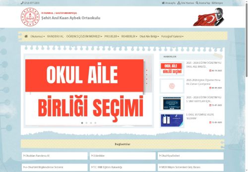 İSTANBUL / GAZİOSMANPAŞA - Şehit Anıl Kaan Aybek Ortaokulu