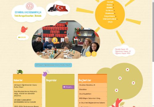 İSTANBUL / GAZİOSMANPAŞA - Toki Avrupa Konutları İlkokulu