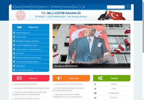 İSTANBUL / GAZİOSMANPAŞA - Yeni Mahalle İlkokulu