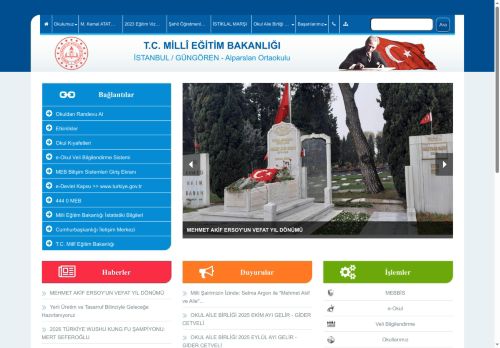 İSTANBUL / GÜNGÖREN - Alparslan Ortaokulu