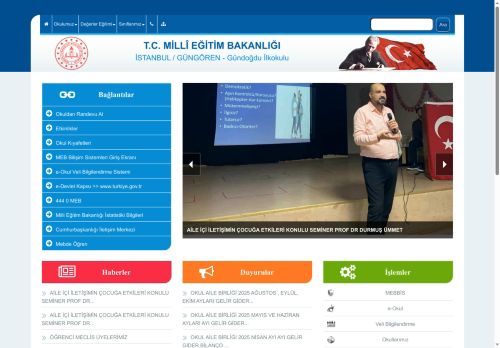 İSTANBUL / GÜNGÖREN - Gündoğdu İlkokulu