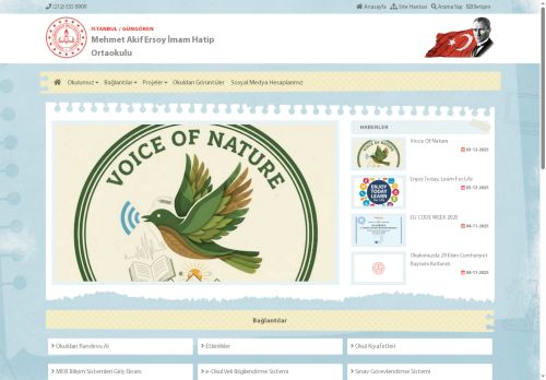İSTANBUL / GÜNGÖREN - Mehmet Akif Ersoy İmam Hatip Ortaokulu
