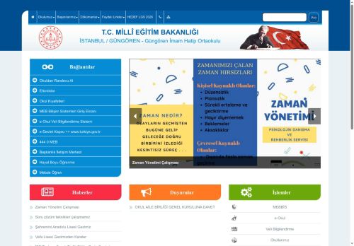 İSTANBUL / GÜNGÖREN - Güngören İmam Hatip Ortaokulu