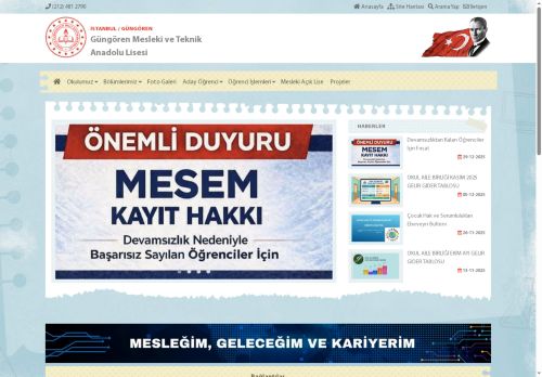 İSTANBUL / GÜNGÖREN - Güngören Mesleki ve Teknik Anadolu Lisesi