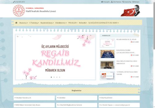 İSTANBUL / GÜNGÖREN - Halil İnalcık Anadolu Lisesi