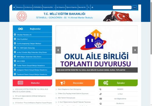 İSTANBUL / GÜNGÖREN - 50. Yıl Ahmet Merter İlkokulu