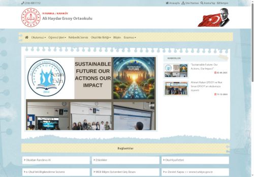 İSTANBUL / KADIKÖY - Ali Haydar Ersoy Ortaokulu