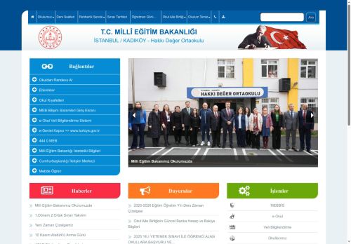 İSTANBUL / KADIKÖY - Hakkı Değer Ortaokulu