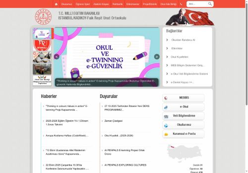 İSTANBUL / KADIKÖY - Faik Reşit Unat Ortaokulu