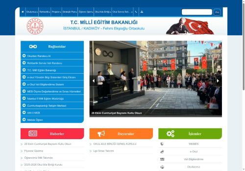 İSTANBUL / KADIKÖY - Fehmi Ekşioğlu Ortaokulu