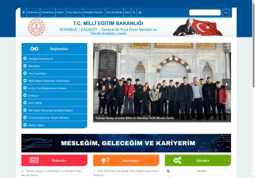 İSTANBUL / KADIKÖY - General Ali Rıza Ersin Mesleki ve Teknik Anadolu Lisesi