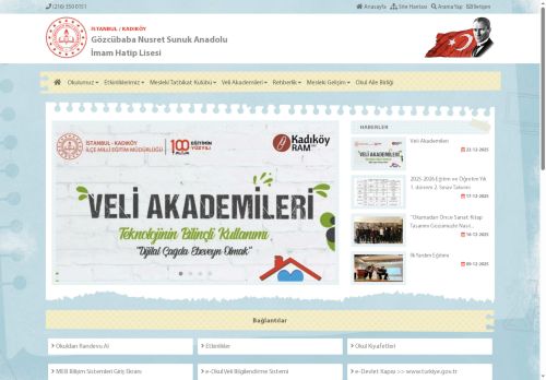 İSTANBUL / KADIKÖY - Gözcübaba Nusret Sunuk Anadolu İmam Hatip Lisesi