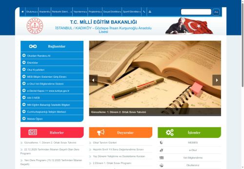 İSTANBUL / KADIKÖY - Göztepe İhsan Kurşunoğlu Anadolu Lisesi