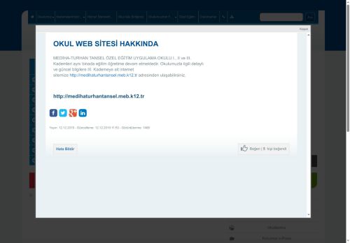 İSTANBUL / KADIKÖY - Mediha - Turhan Tansel Özel Eğitim Uygulama Okulu II. Kademe