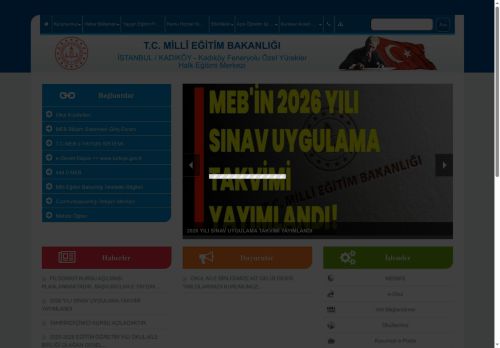 İSTANBUL / KADIKÖY - Kadıköy Feneryolu Özel Yürekler Halk Eğitimi Merkezi