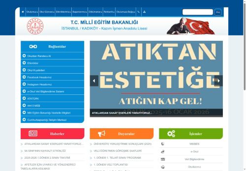 İSTANBUL / KADIKÖY - Kazım İşmen Anadolu Lisesi