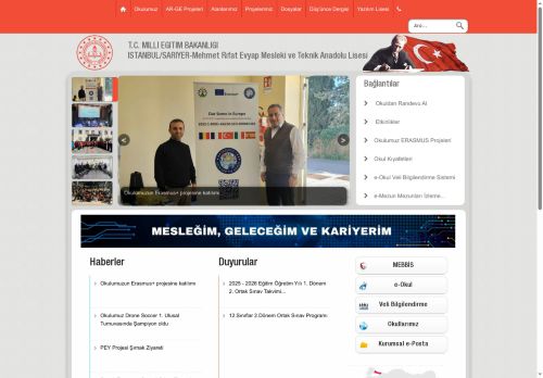 İSTANBUL / SARIYER - Mehmet Rıfat Evyap Mesleki ve Teknik Anadolu Lisesi