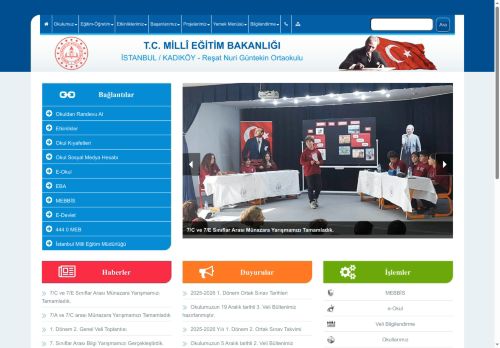 İSTANBUL / KADIKÖY - Reşat Nuri Güntekin Ortaokulu