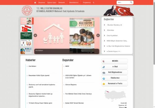 İSTANBUL / KADIKÖY - Mehmet Sait Aydoslu Ortaokulu