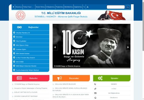 İSTANBUL / KADIKÖY - Münevver Şefik Fergar İlkokulu