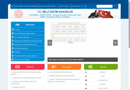İSTANBUL / KAĞITHANE - Avrupa Konutları Çamlıvadi Özel Eğitim Uygulama Okulu I. Kademe