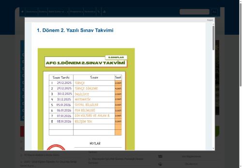 İSTANBUL / KAĞITHANE - Ali Fuat Cebesoy Ortaokulu
