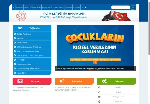 İSTANBUL / KAĞITHANE - Aşık Veysel İlkokulu