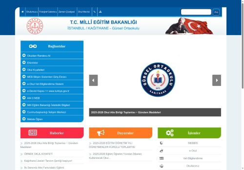 İSTANBUL / KAĞITHANE - Gürsel Ortaokulu