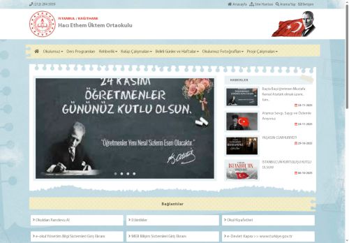 İSTANBUL / KAĞITHANE - Hacı Ethem Üktem Ortaokulu