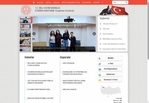 İSTANBUL / KAĞITHANE - Cengizhan Ortaokulu