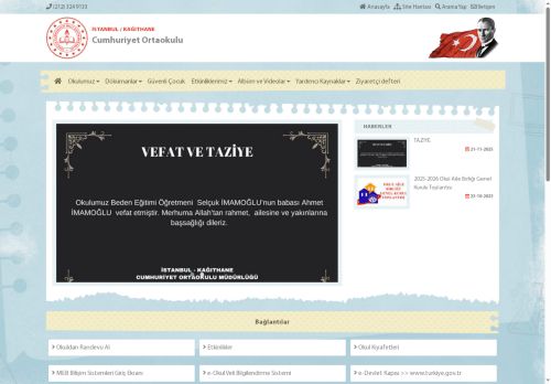 İSTANBUL / KAĞITHANE - Cumhuriyet Ortaokulu