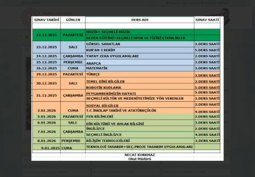 İSTANBUL / KAĞITHANE - GÜLTEPE İMAM HATİP ORTAOKULU