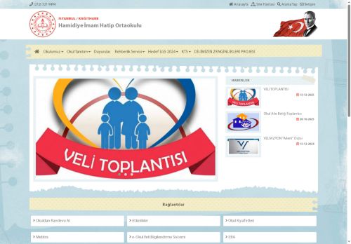 İSTANBUL / KAĞITHANE - Hamidiye İmam Hatip Ortaokulu