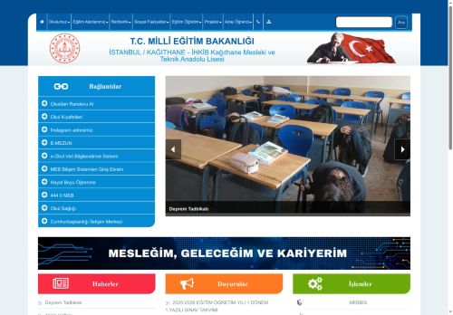 İSTANBUL / KAĞITHANE - İHKİB Kağıthane Mesleki ve Teknik Anadolu Lisesi