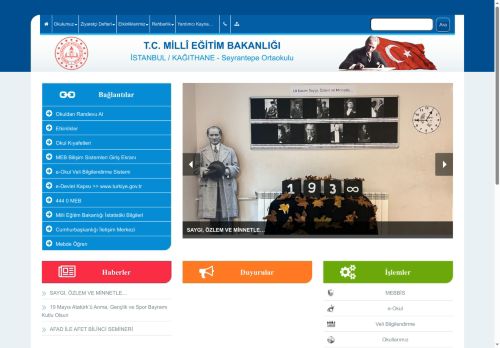 İSTANBUL / KAĞITHANE - Seyrantepe Ortaokulu