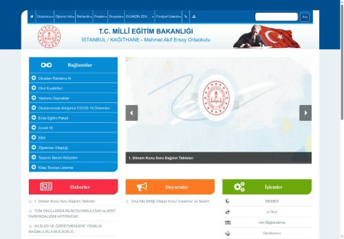 İSTANBUL / KAĞITHANE - Mehmet Akif Ersoy Ortaokulu