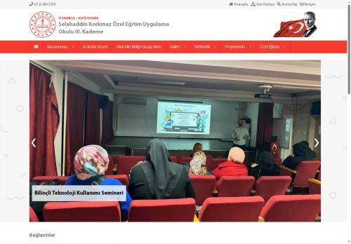 İSTANBUL / KAĞITHANE - Selahaddin Korkmaz Özel Eğitim Uygulama Okulu III. Kademe