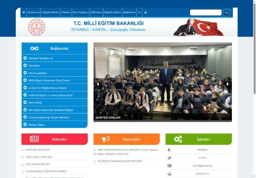 İSTANBUL / KARTAL - Çavuşoğlu Ortaokulu