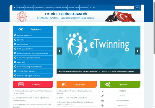 İSTANBUL / KARTAL - Ergenekon İbrahim Şakir İlkokulu