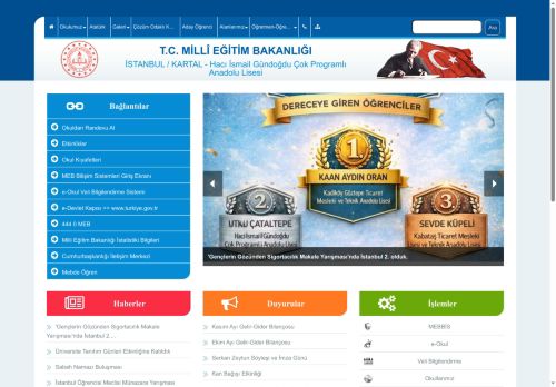 İSTANBUL / KARTAL - Hacı İsmail Gündoğdu Çok Programlı Anadolu Lisesi