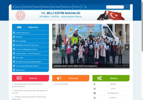 İSTANBUL / KARTAL - Kartal Atatürk İlkokulu