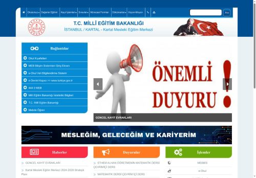 İSTANBUL / KARTAL - Kartal Mesleki Eğitim Merkezi