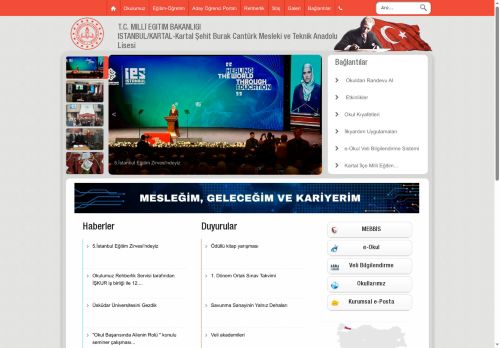 İSTANBUL / KARTAL - Kartal Şehit Burak Cantürk Mesleki ve Teknik Anadolu Lisesi