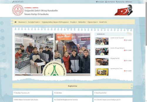 İSTANBUL / KARTAL - Soğanlık Şehit Oktay Karakelle İmam Hatip Ortaokulu