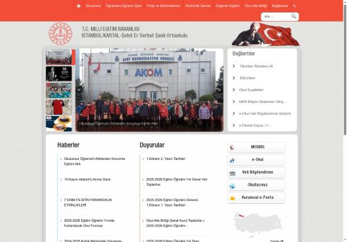 İSTANBUL / KARTAL - Şehit Er Serhat Şanlı Ortaokulu